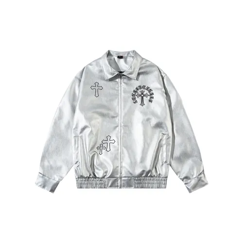 Retro Embroidery Leather Jacket