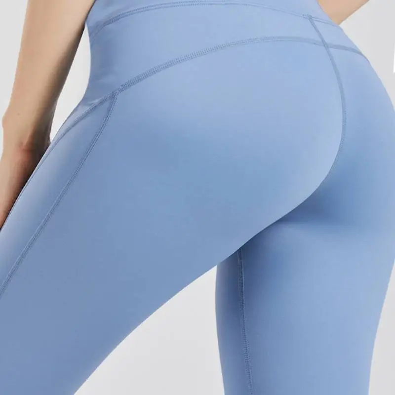 Sporty Casual Nylon Leggings Women-5