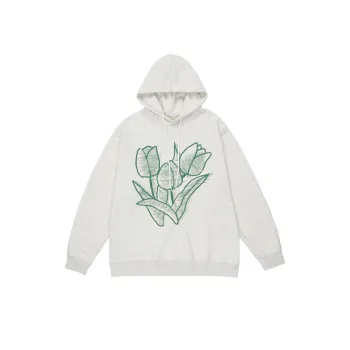 Ultra Soft Pile Texture Design Trendy Loose Fit Hoodie