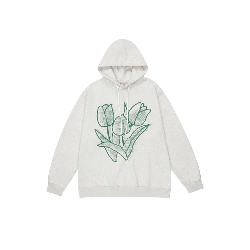 Ultra Soft Pile Texture Design Trendy Loose Fit Hoodie-2