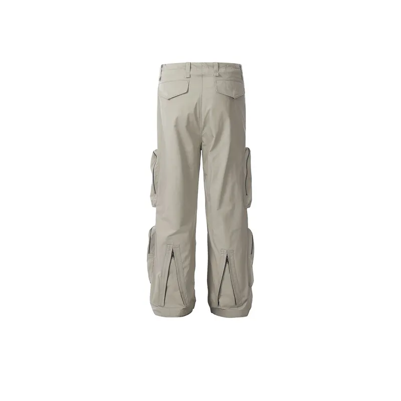 Retro Multi Pocket Shell Pants-1