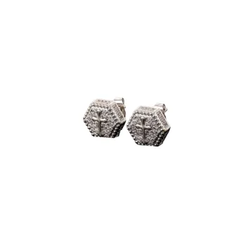 Hip Hop Cross Ear Stud