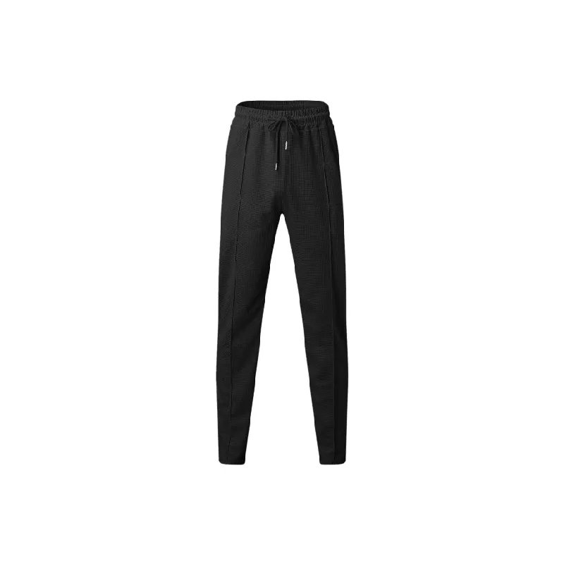 Sporty Simple Polyester Casual Pants-3