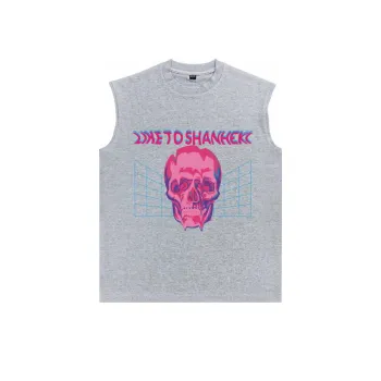 Skull Print Sports Vest