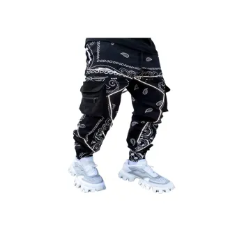 Cashew Printing Multi Pocket Pants