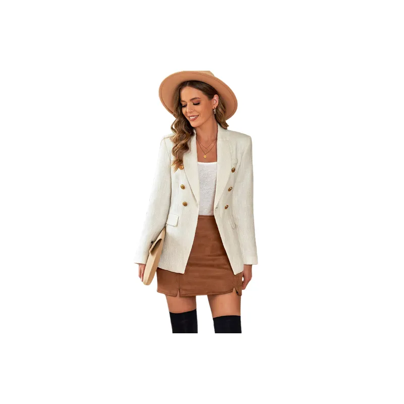 Street Elegant Polyester Business Suit Women-3