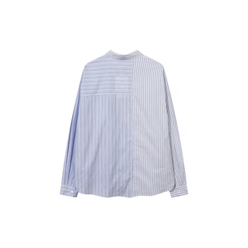 Retro Striped Long Sleeved Shirt-1