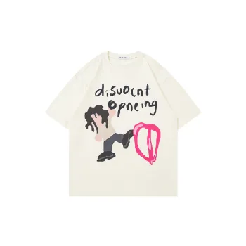 Cute Cartoon 100% Cotton T Shirt