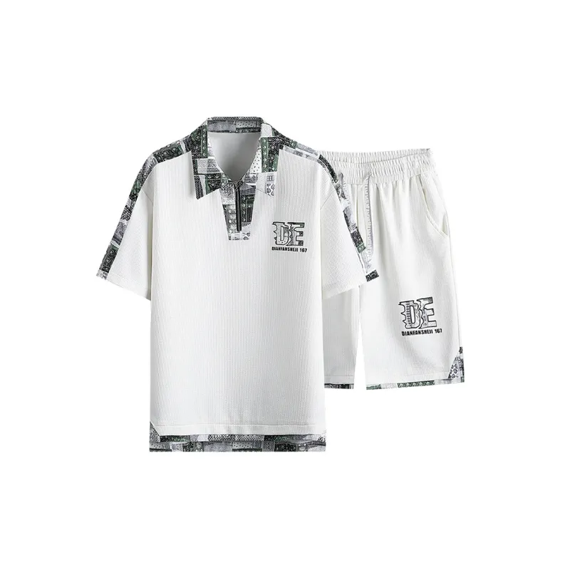Ethnic Polo Two Piece Set-0