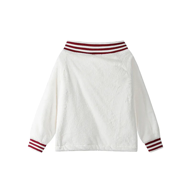 Zipper Loose Sweater Women-5