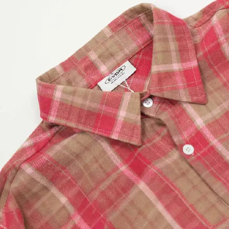 Casual Loose Cotton Blended Fabric Shirt-2