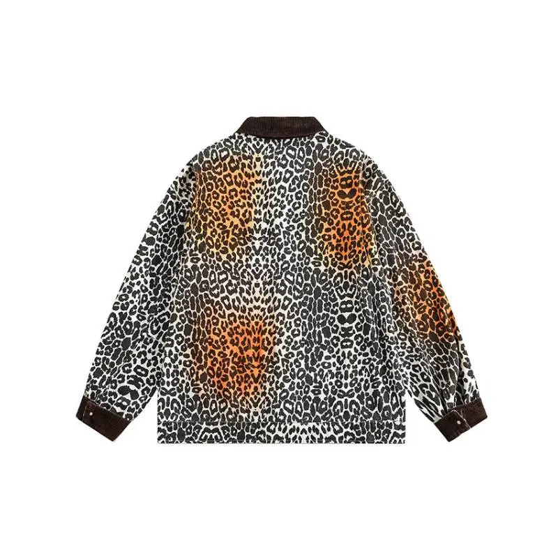 Simple Leopard Print Jacket-1