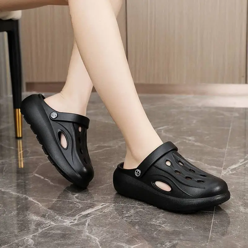 Casual Plain Clogs-9