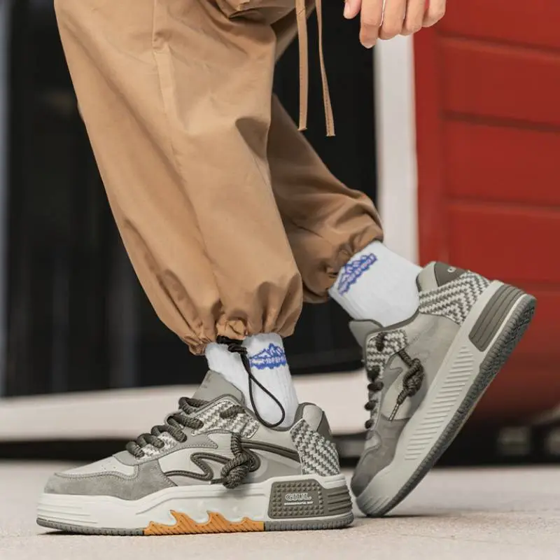 Casual Funky Stylish Skateboarding Shoes-7