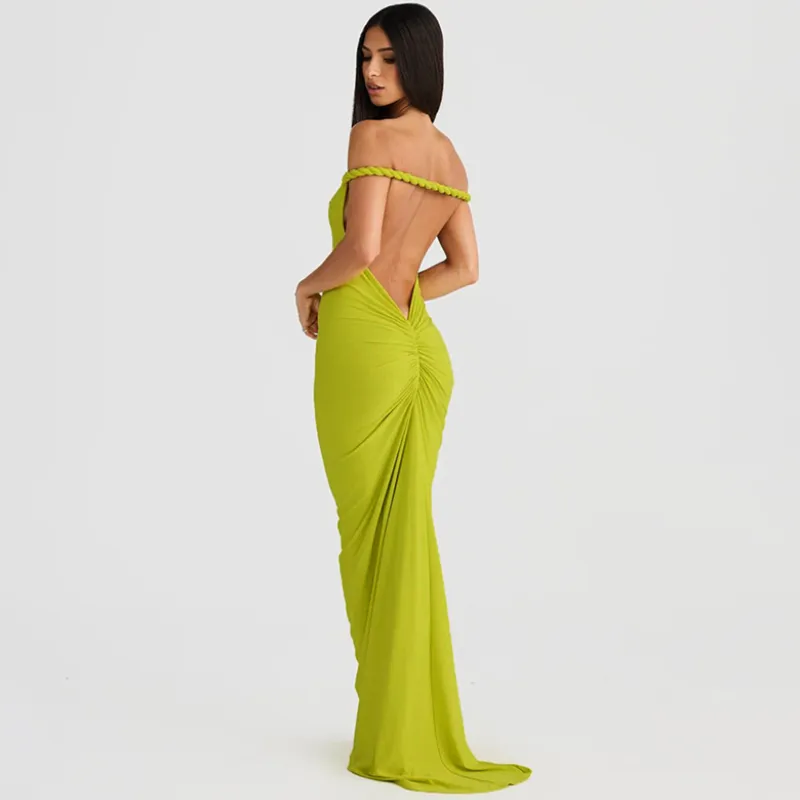 Fashionable Sexy Polyester Dress Women-1