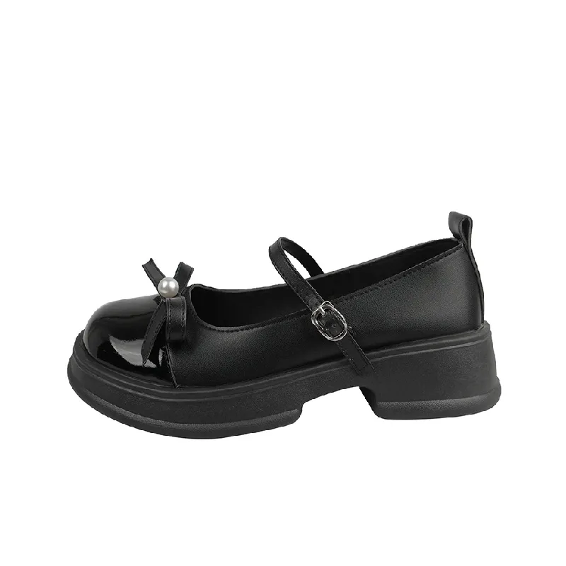 Retro Pearls Mary Jane Shoes-2