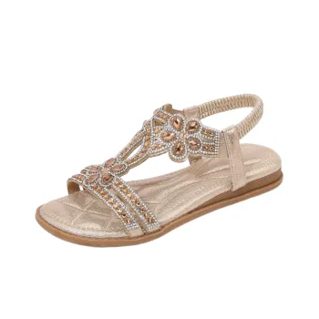 Fashionable Glitter Beach Sandals