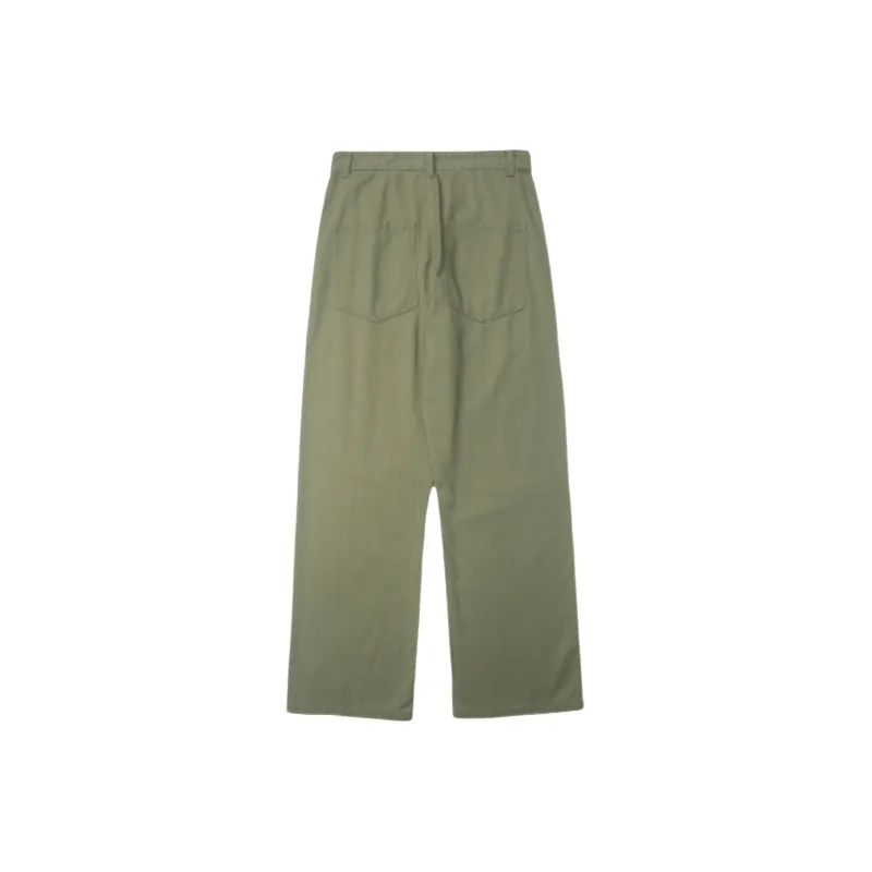 Basics Plain Cotton Cargo Pants-5