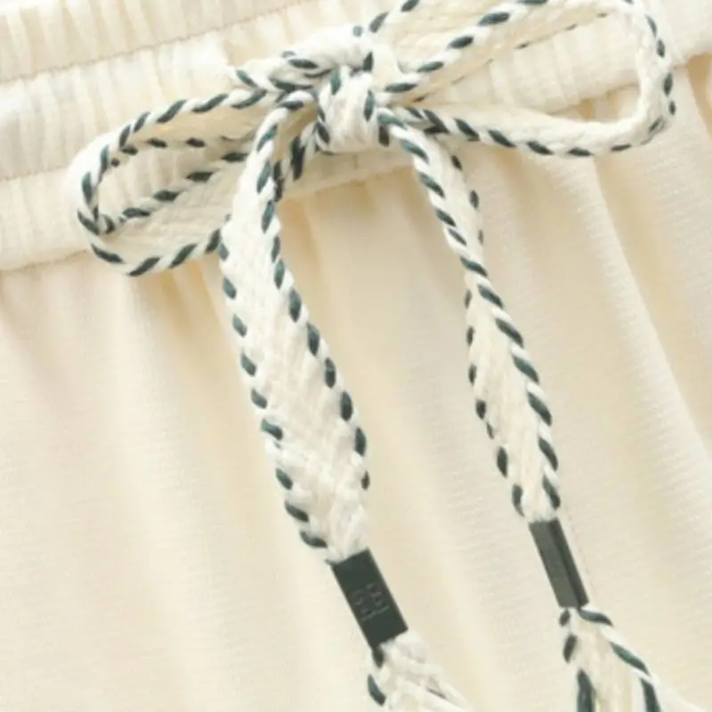 Loose Half Sleeved T Shirt And Shorts Set-8