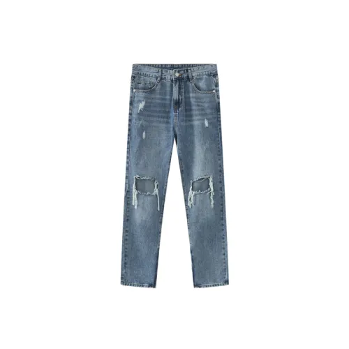 Retro Distress Jeans
