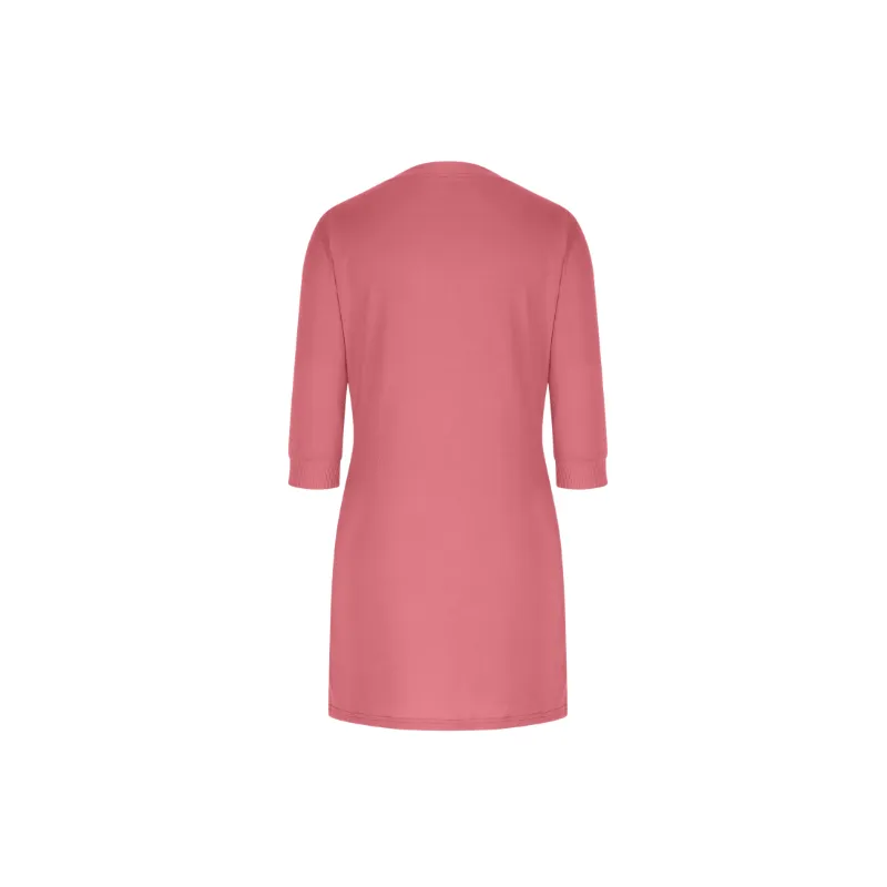 Casual Loose Polyester Dress Women-4
