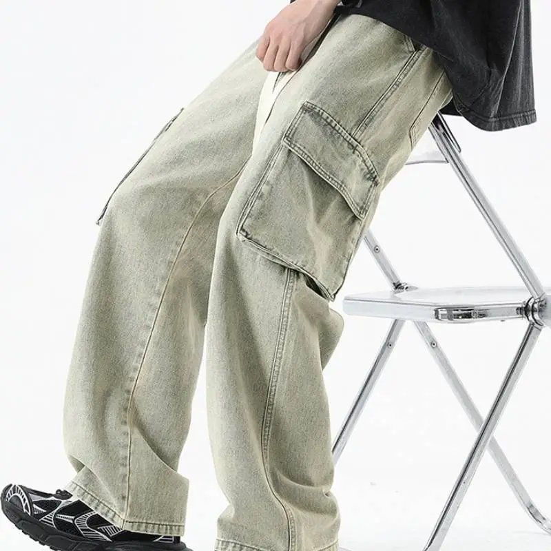 Simple Loose Jeans-2