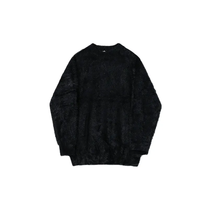 Loose Plain Sweater-0