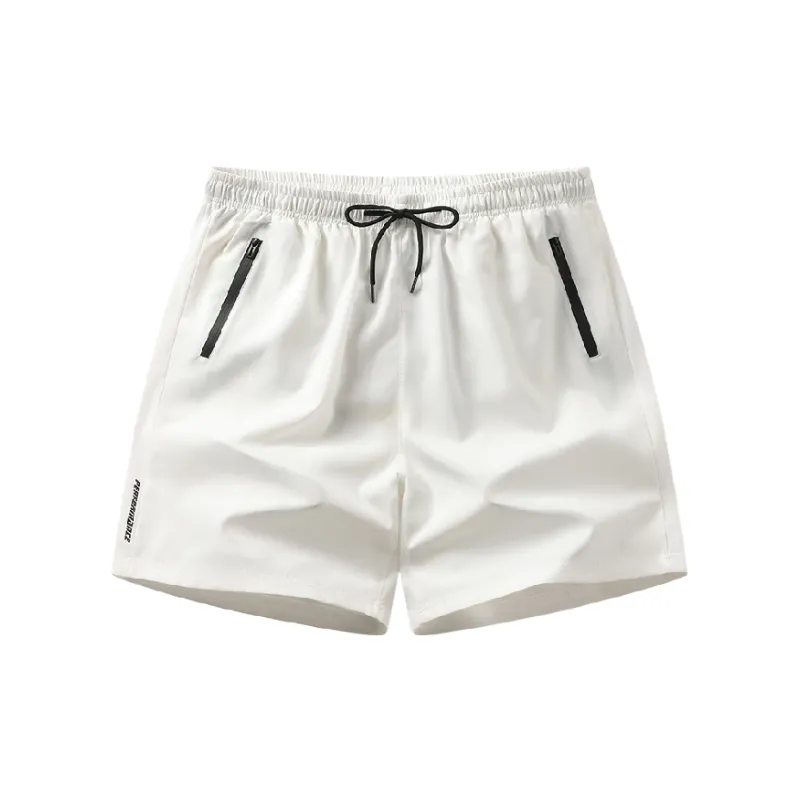 Casual Breathable Blended Synthetic Fabrics Sports Shorts-0