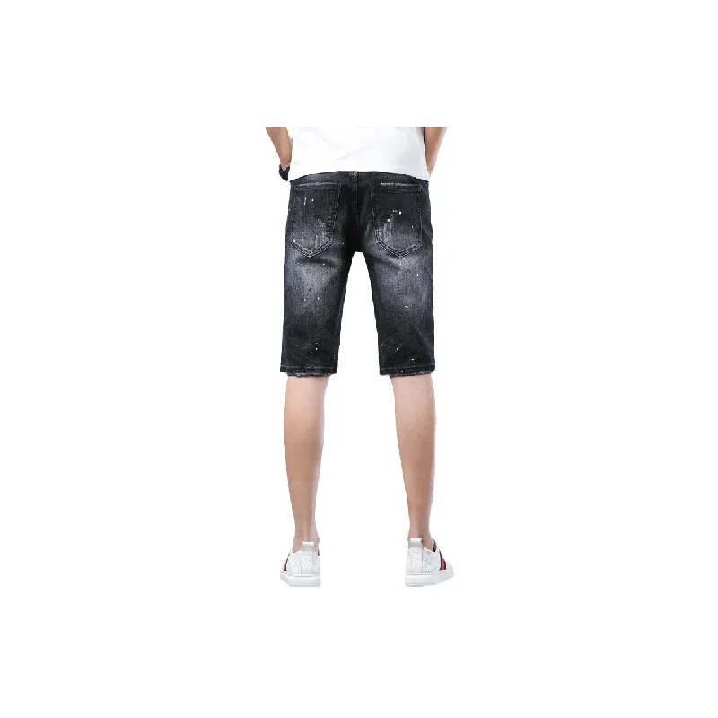 Casual Fashionable Denim Shorts-1