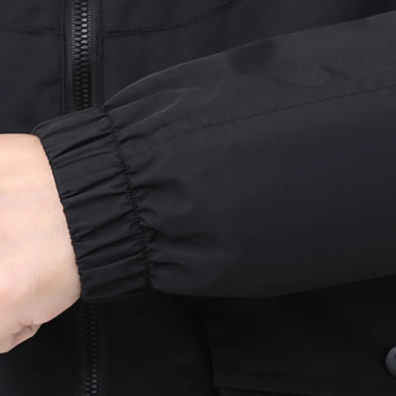 Casual Plain Blended Synthetic Fabrics Jacket-8
