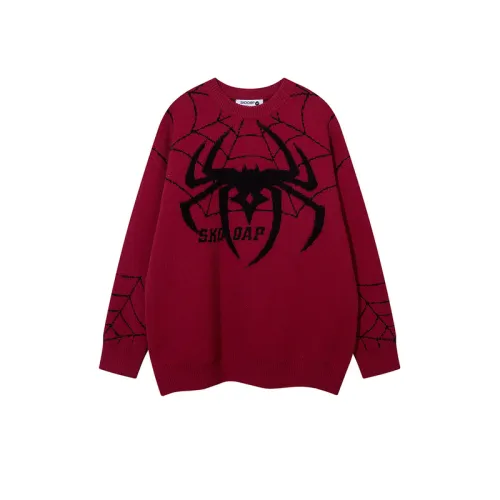 Hip-hop Spider Knitted Sweater