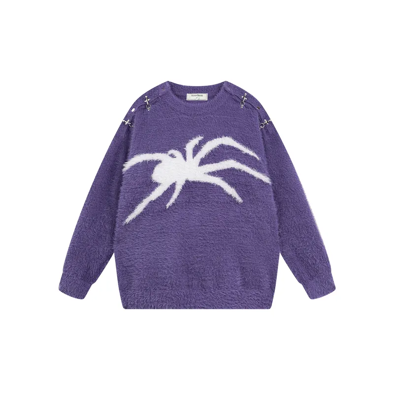 Casual Loose Polyester Sweater-0