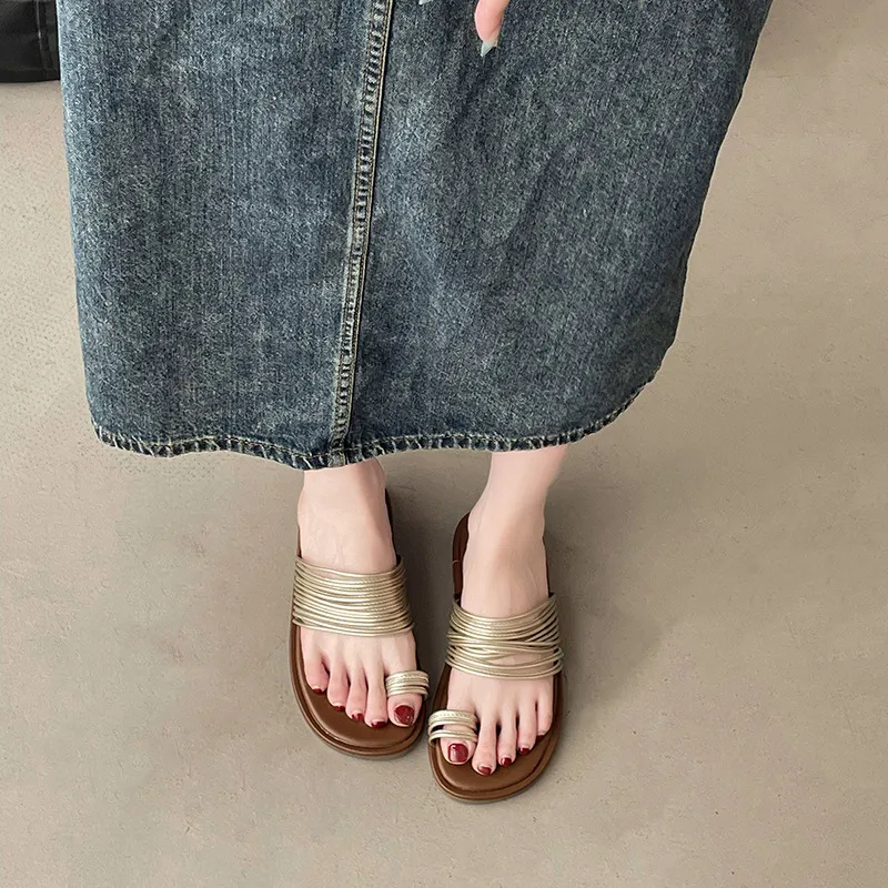 Casual Plain Beach Sandals-1