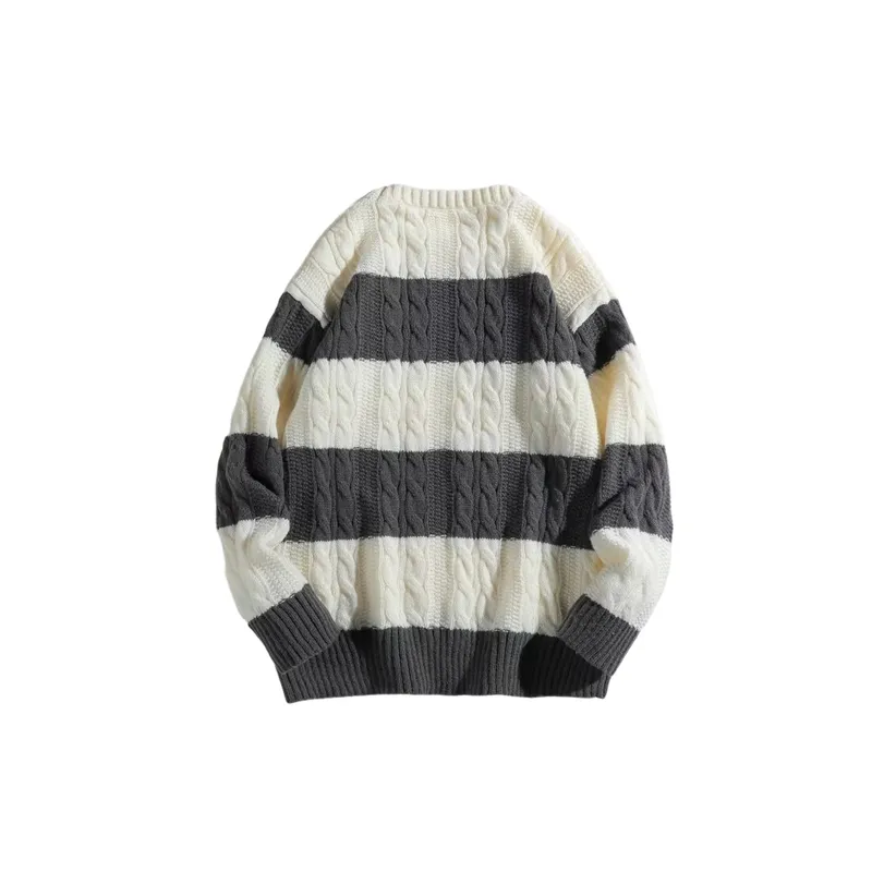 Casual Loose Cotton Blended Fabric Sweater-7