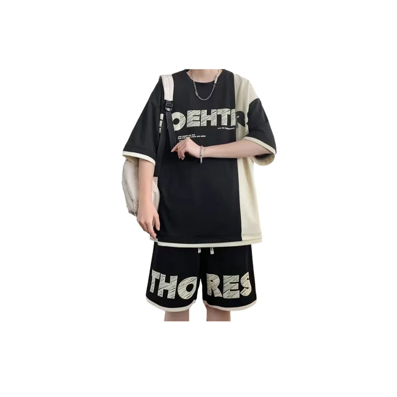 Trendy Short And Sports Shirt Set-7