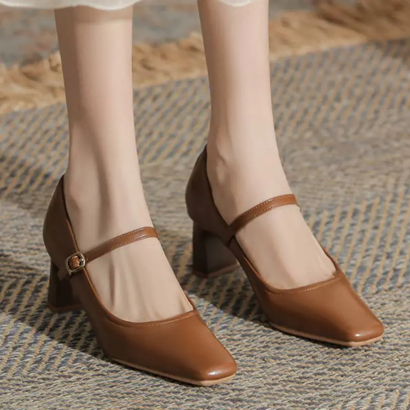 Fashionable Simple Mary Jane Shoes-7