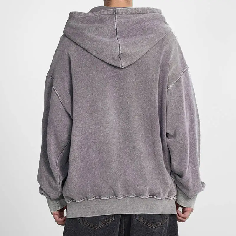 Fashionable Washed Sweatshirt-7