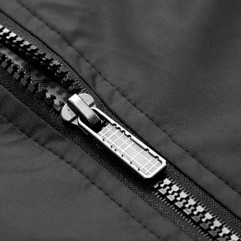 Casual Zipper Blended Synthetic Fabrics Jacket-5