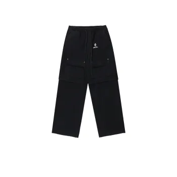 Detachable Design Embroidery and Multi Functional Trousers