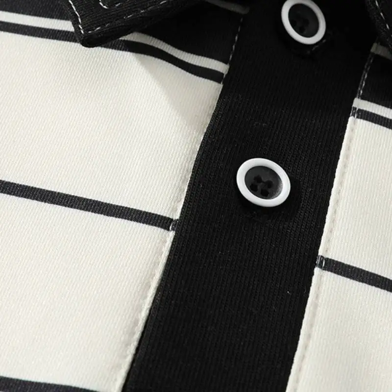 Casual Fashionable Loose Polo-4