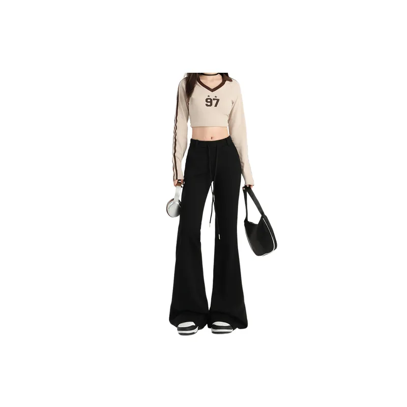 Casual Funky Knit Sweatpants-0
