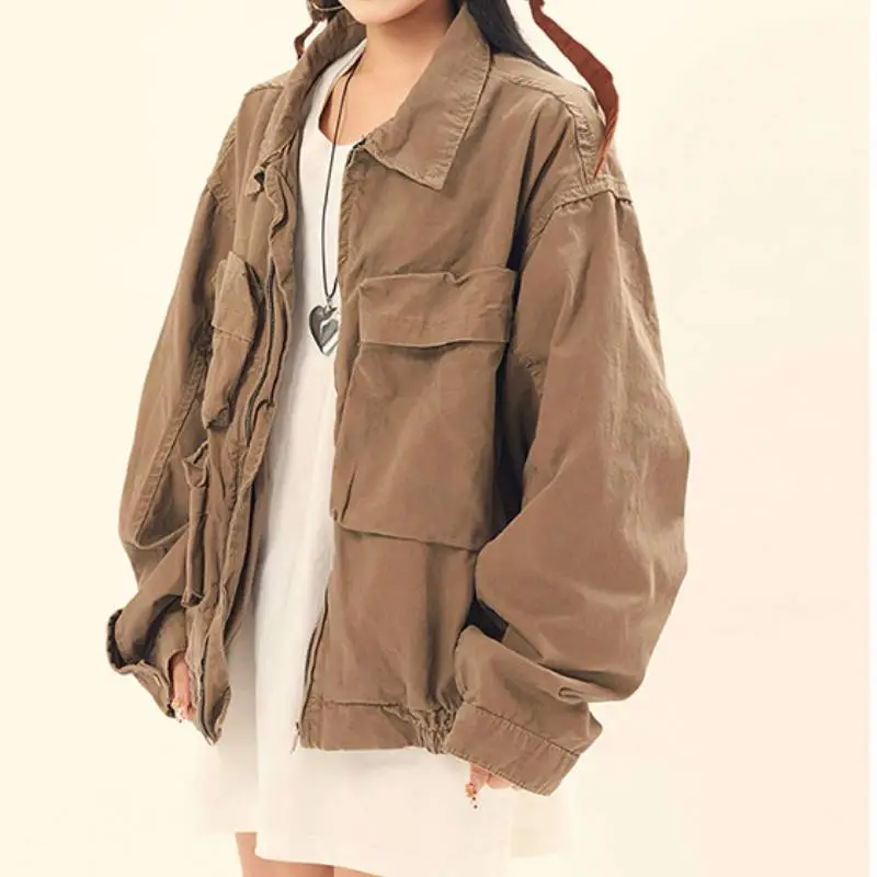 Retro Fashion Jacket Women-2