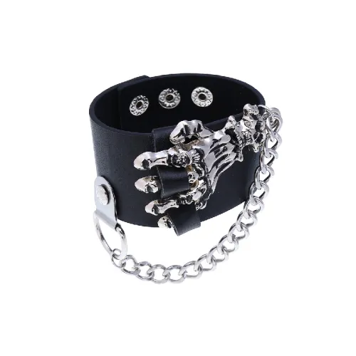Punk Leather Bracelets Cubac