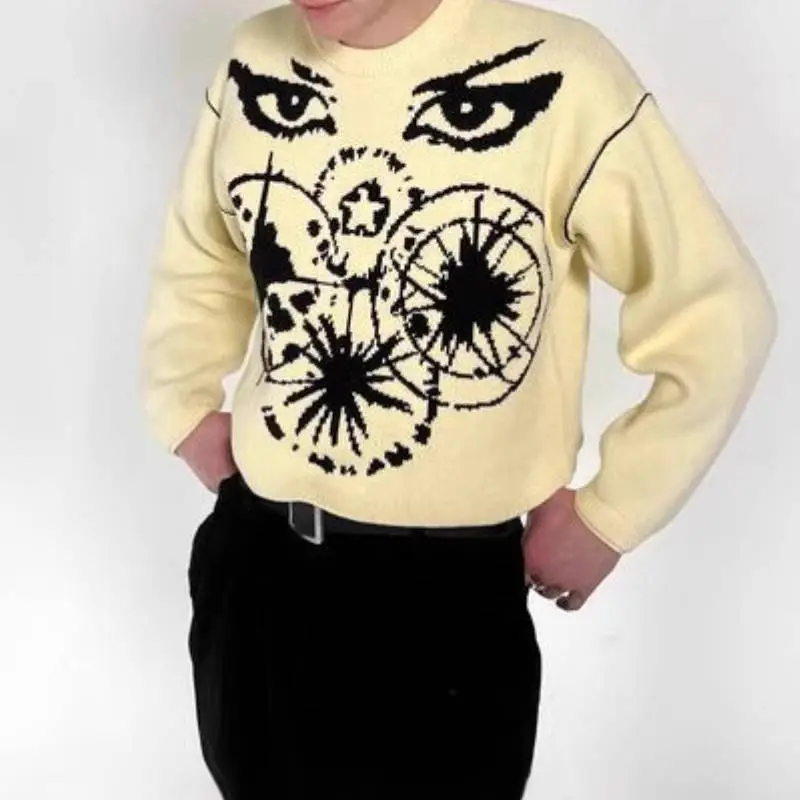 Loose Simple Sweater-1