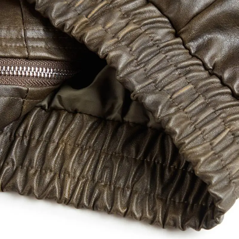 Retro Leather Jacket-5