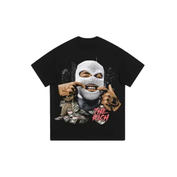 Street Hip Hop Milk Fiber T Shirt