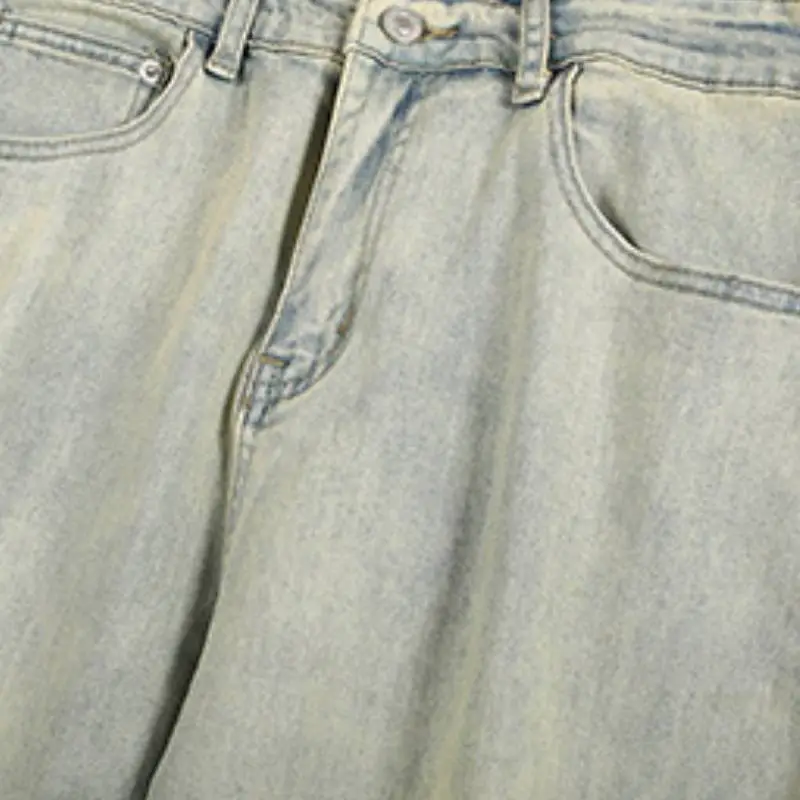 Simple Straight Leg Jeans-4