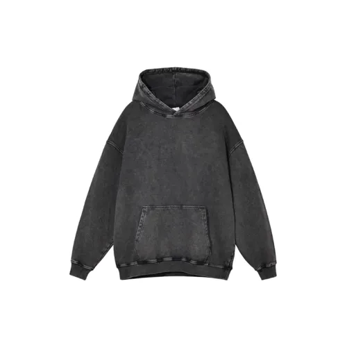 Washed Loose Plain Sweatshirt