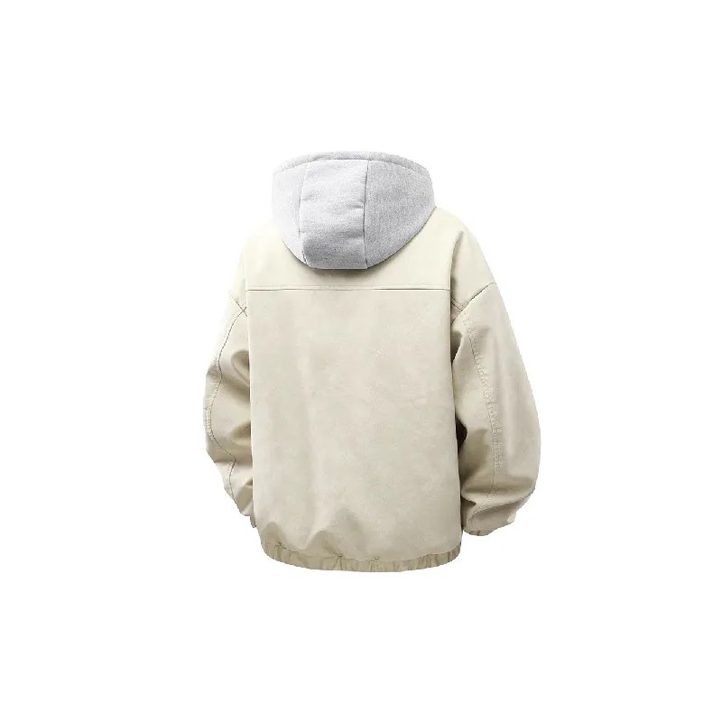 Retro Loose PU Jacket-5