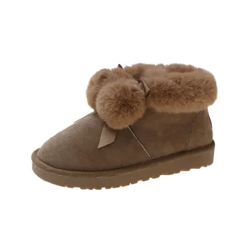 Casual Plain Snow Boots